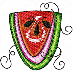 Watermelon Embroidery Design 9 Watermelon Embroidery Design 9